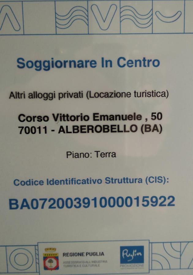 Soggiornare In Centro Lägenhet Alberobello Exteriör bild